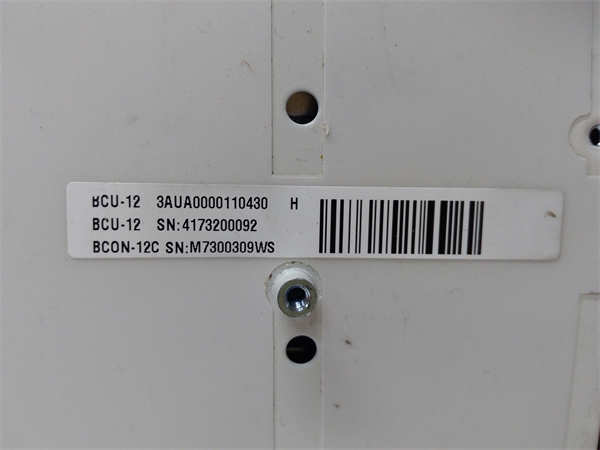 BCU-12 3AUA0000110430 ABB 控制单元